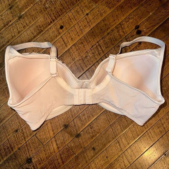 Soma nude 36DD lace trim Breathe beautifully full coverage bra - Picture 2 of 3